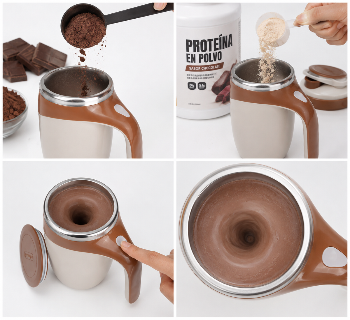 Taza Mug Mezclador Eléctrico